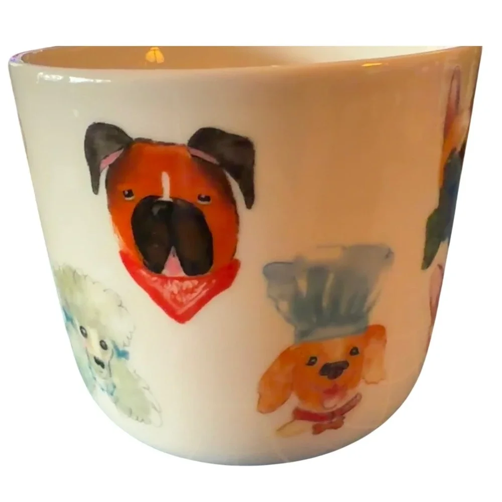 Sur La Table Dog Portrait Mug OS l Watercolor Frenchie Pug More